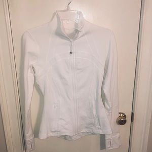 Lululemon White Define Jacket Size 6